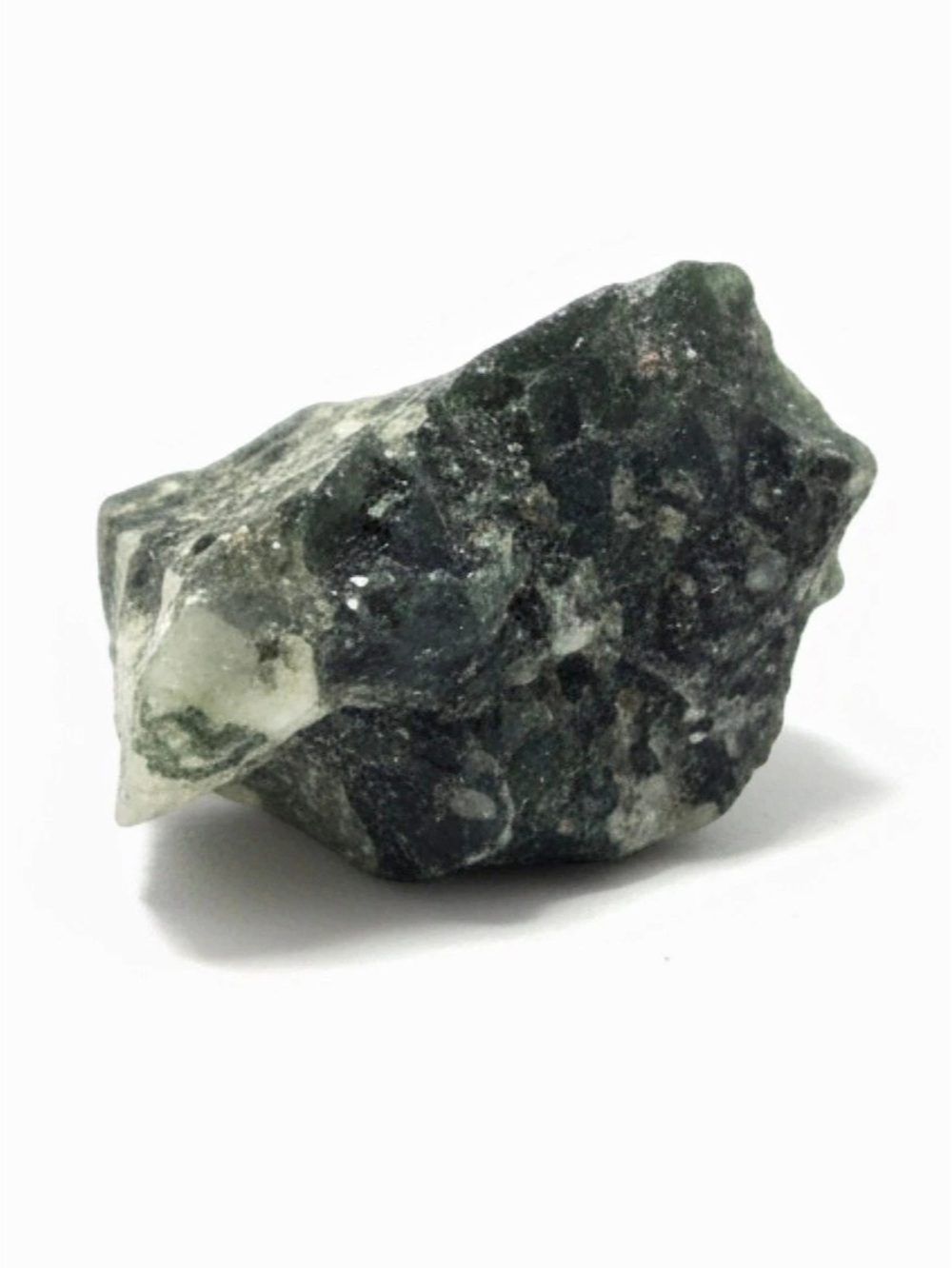 Raw Serpentine Natural Green and White Stone